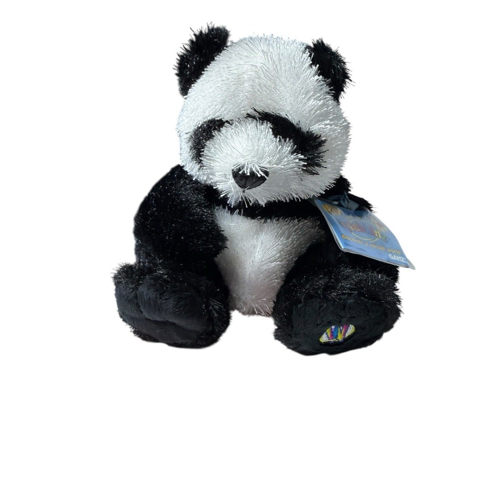 Ganz Webkinz‎ Panda Bear HM111 Plush Stuffed Animal Bear Sealed Unused Code NWT